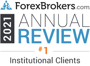 ForexBrokers.com - 2021年度機関クライアント部門第1位